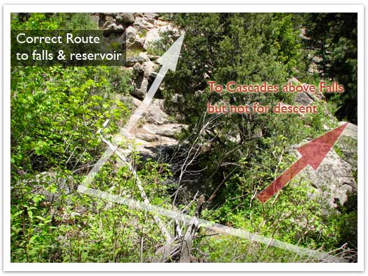 forsyth_waterfall_correct_route Correct route above Forsythe falls